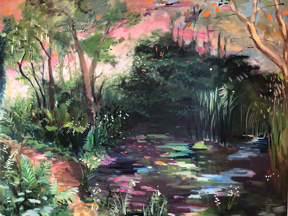 Sold 190x160 cm. Olieverf